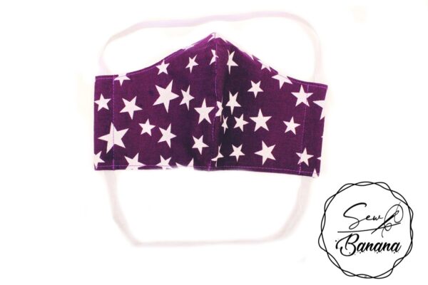 purple star face mask