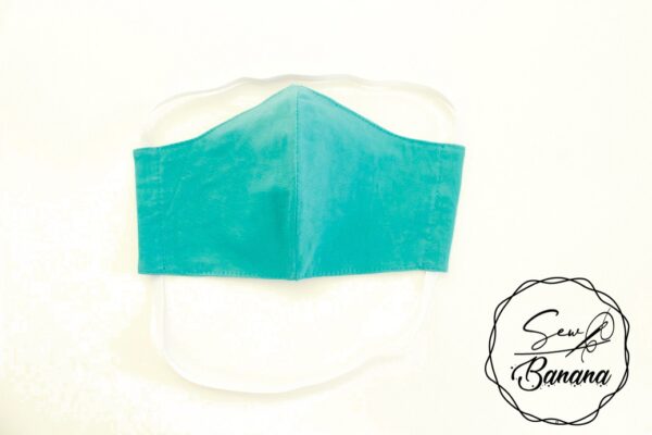 turquoise face mask