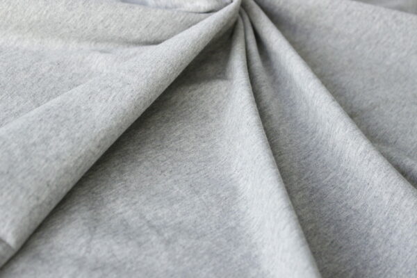 ash gray melange jersey