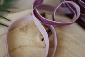 Dusty Lavender 1cm velvet ribbons