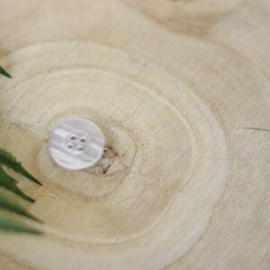 4 hole button seashell color 17,5mm