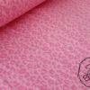 animal print pink jacquard