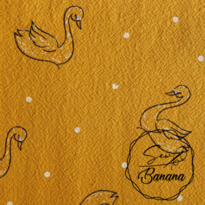 Jenny sunflower swan dream cotton