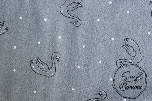 Jenny trellis swan dream cotton